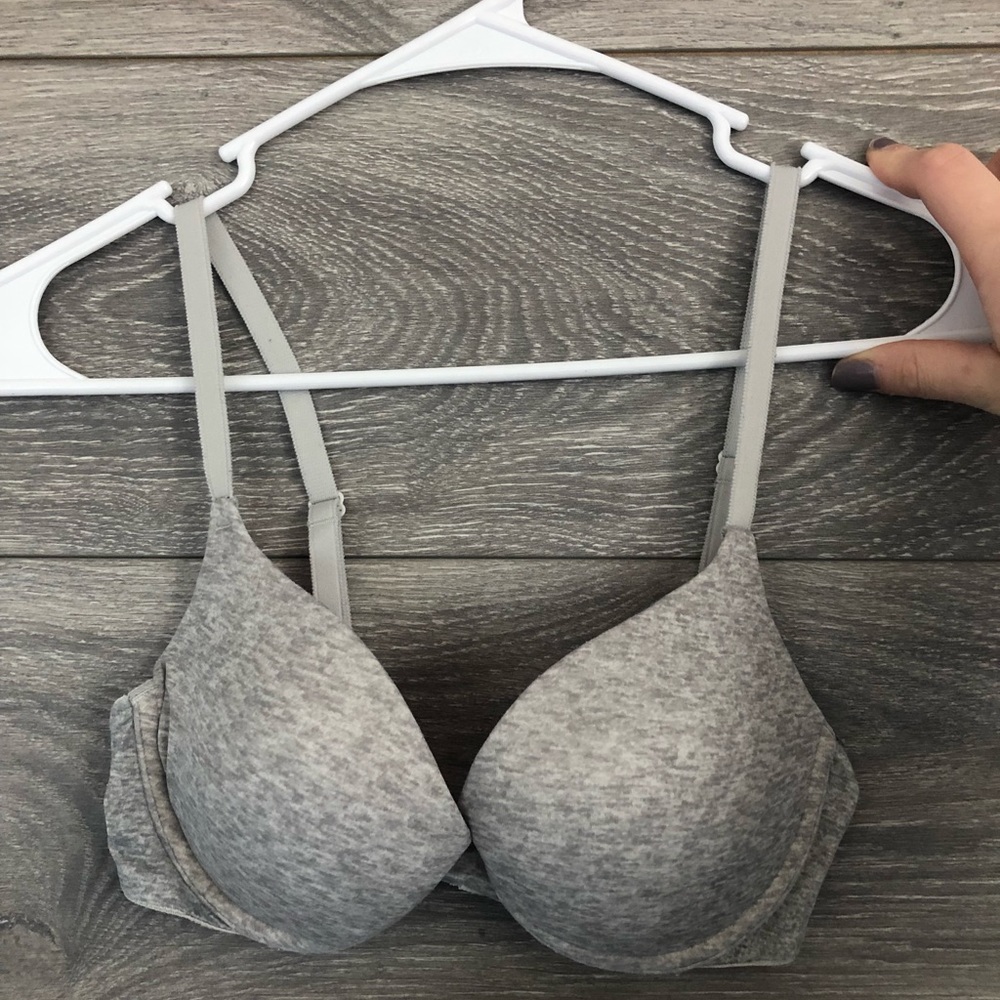 Gray PINK VS 34B Bra